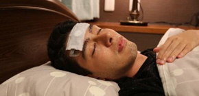 Quality of sleep easily quantifiable by applying cool gel sheet to the forehead