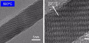 Successful low temperature growth of high-quality metal oxide nanowires