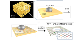 Graphene structure effective for hydrogen evolution reaction 