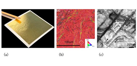 Elucidated the mechanism of the thinness and brilliance of Kanazawa Gold Leaf, a UNESCO Intangible Cultural Heritage