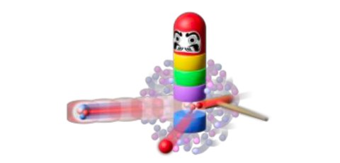 Initial results from a project exploring atomic nuclei through Quantum Daruma-otoshi