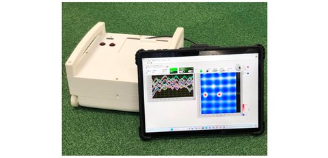 A handheld rebar scanner has been developed