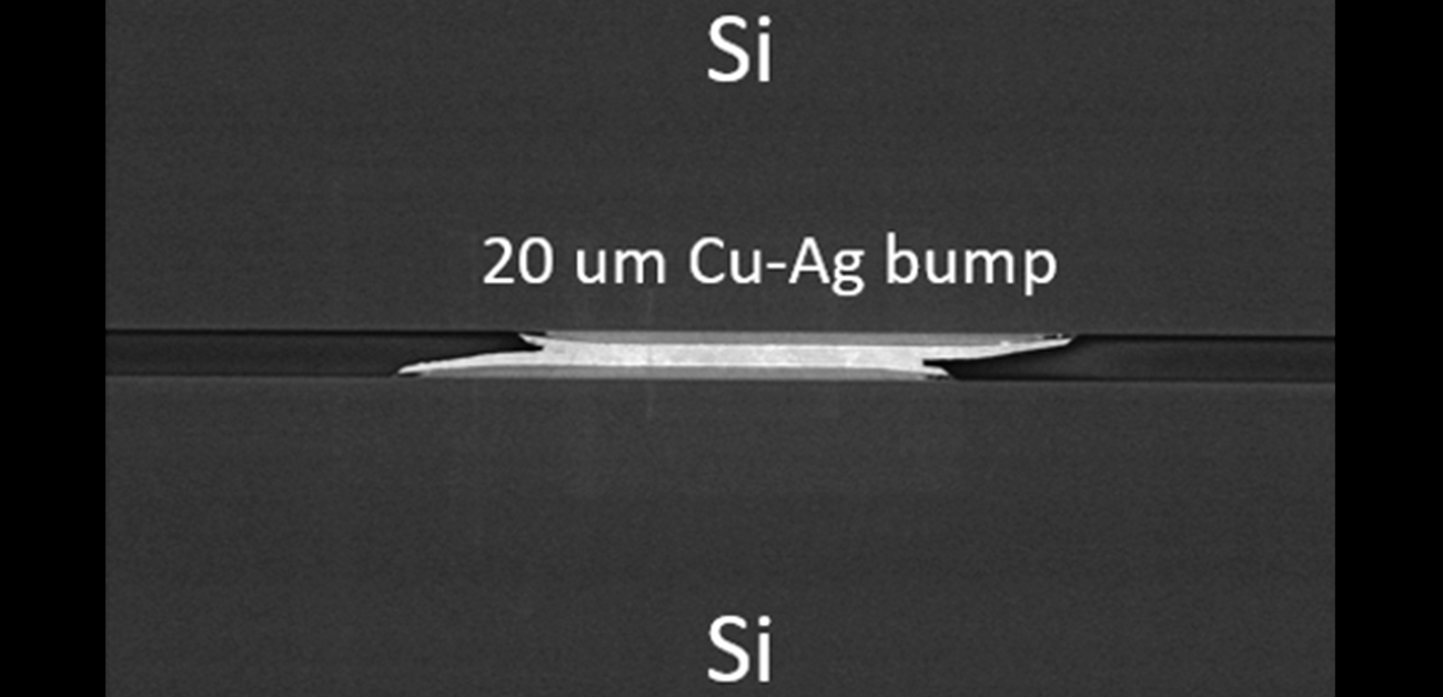 銀膜接合技術の開発で マイクロバンプの銅接合を実現！