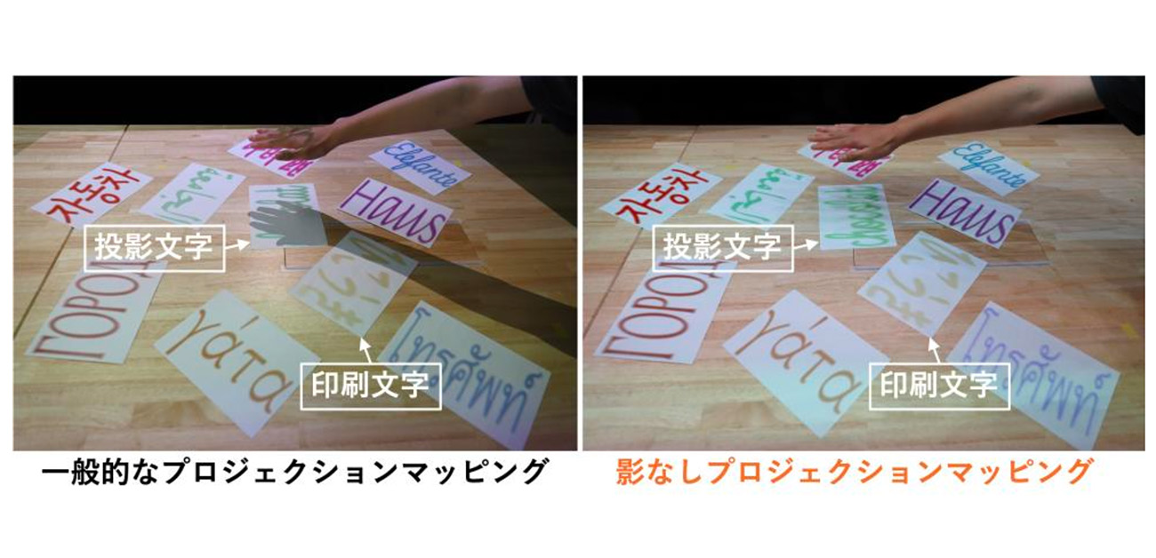 \印刷と、見分けがつかない/ 映像を“実物の変化”として知覚させる プロジェクションマッピング新技術