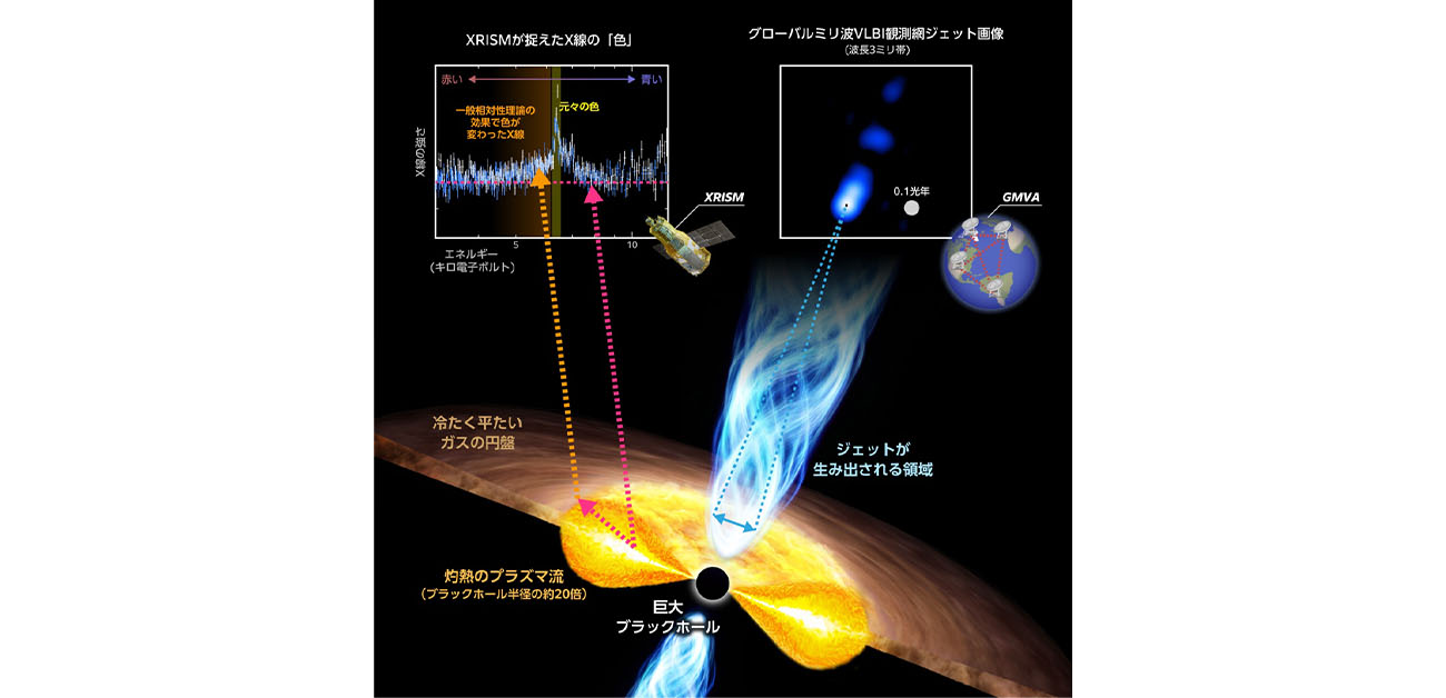 爆食いの巨大ブラックホールが生み出す「ジェット」の起源の解明へ